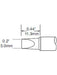 Metcal Tip Chisel Extra Large 5mm (0.197 In) SCV-CH50A METCAL - Micks Gone Bush