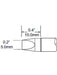 Metcal Tip Chisel Extra Large 5mm (0.197 In) SCV-CH50 METCAL - Micks Gone Bush