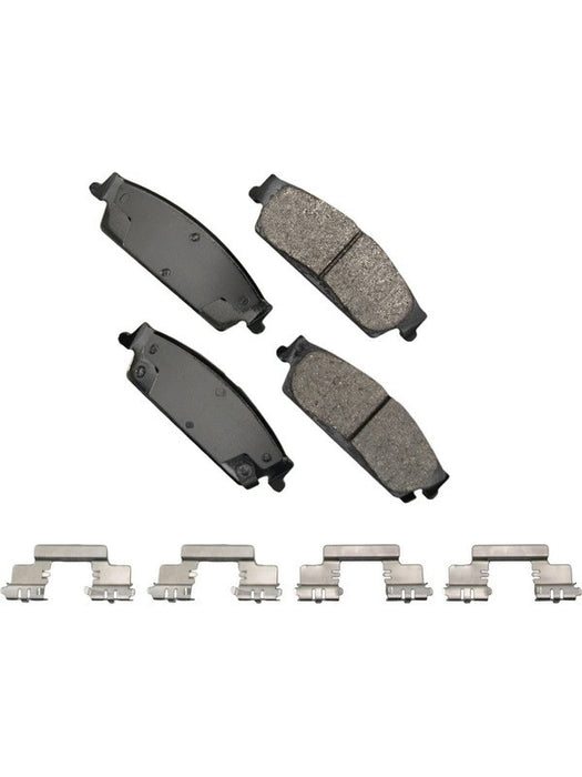 Akebono Brake Pads Severe Duty Rear GM Fullsize SUV 2007-14 Set of 4 SDF1194 Brake Pads Akebono Brake Corporation - Micks Gone Bush