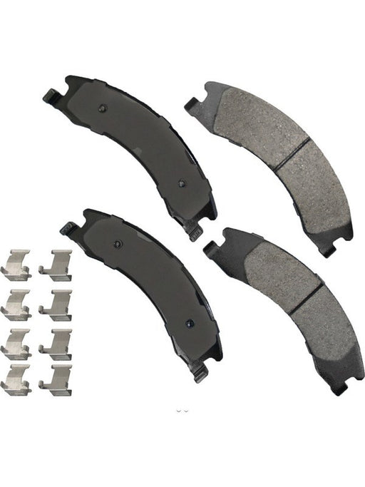 Akebono Brake Pads Severe Duty Rear Ford Fullsize Van 2008-22 Set of 4 SDF1329 Brake Pads Akebono Brake Corporation - Micks Gone Bush