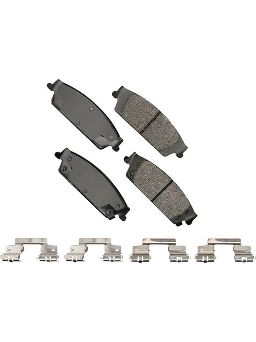 Akebono Brake Pads Severe Duty Rear GM Fullsize SUV 2015-21 Set of 4 SDF1707 Brake Pads Akebono Brake Corporation - Micks Gone Bush