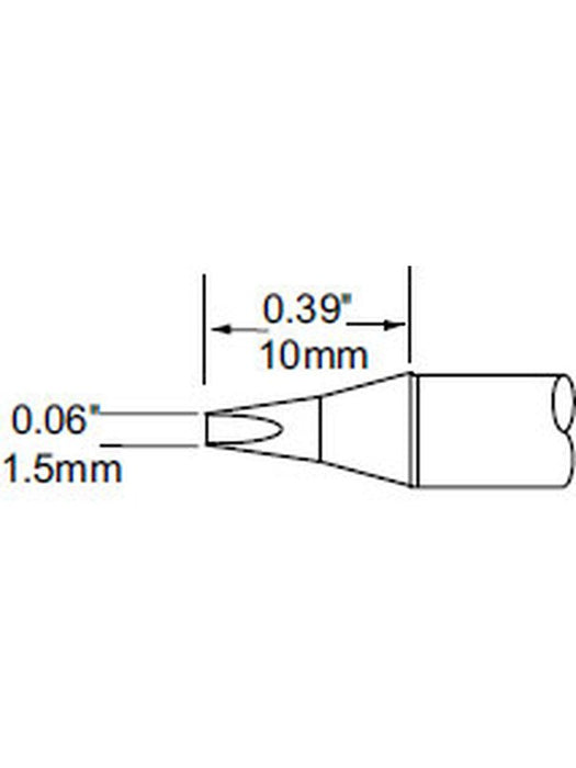 Metcal Cartridge, Chisel 30, 1.5mm (0.059 In) SFP-CH15 METCAL - Micks Gone Bush