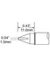 Metcal Tip, Chisel, 1mm (0.039 In) SFV-CH10 METCAL - Micks Gone Bush