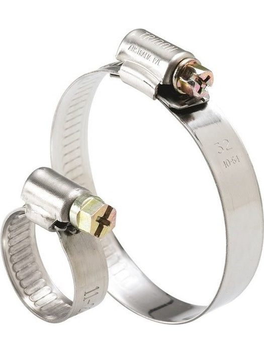 Tridon Solid Band Clamp Stainless Steel Hose Clamp 14mm - 27mm Pack 10 SHS010P Tridon - Micks Gone Bush