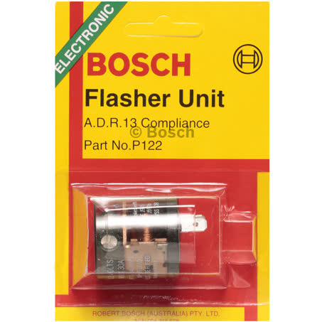 Bosch Flasher Unit 12V 2 Pin P122 FLASHER UNIT BOSCH - Micks Gone Bush