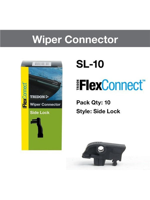 Tridon Wiper Blade Connector Flexconnect Side Lock 10 Pack SL-10 Tridon - Micks Gone Bush