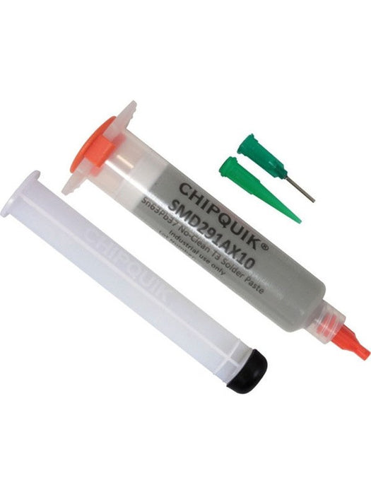 Chip Quik Sn63/Pb37 Solder Paste No-Clean (10cc syringe) T3 SMD291AX10 CHIP QUIK - Micks Gone Bush