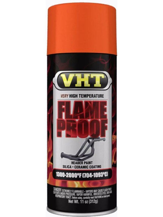 VHT Flame Proof Header and Exhaust High Heat Paint Flat Orange SP114 Auto Paints VHT - Micks Gone Bush