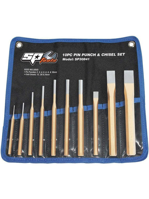 SP Tools Pin Punch And Chisel Set -10Pcs SP30841 SP Tools - Micks Gone Bush