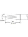 Metcal Cartridge Chisel Long 3mm (0.118 In) SSC-746A METCAL - Micks Gone Bush