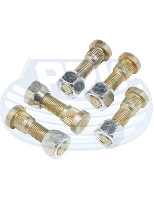 ARK Pkt 6 Wheel Studs And Nuts 1/2" X 1 5/8" Hub Studs Zinc Plated Pack ST12B ARK - Micks Gone Bush