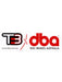 DBA - Disc Brakes Australia T3 Red Name Big Sticker (Set of 2) 30x9.5x0.01 cm STICKER-0003 DBA - Micks Gone Bush