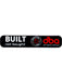 DBA - Disc Brakes Australia Built Not Bought - Kangaroo Paw Sticker Black 12.7x2.5x0.01 cm STICKER-0005 DBA - Micks Gone Bush