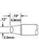 Metcal Cartridge Chisel 3mm (0.12") 90DEG STTC-013 METCAL - Micks Gone Bush