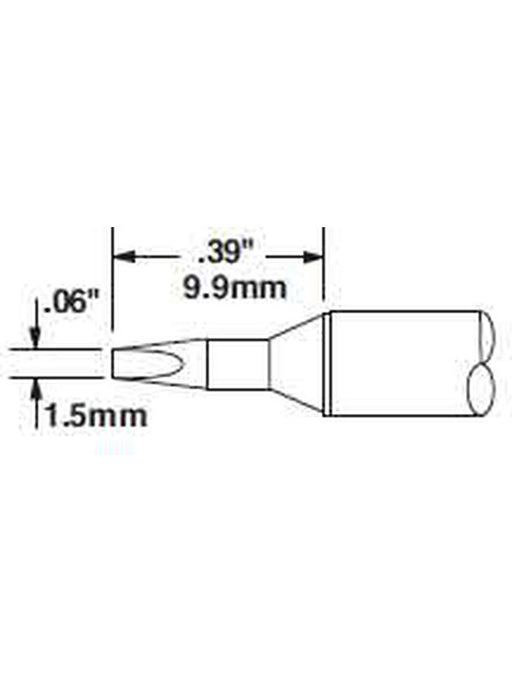 Metcal Cartridge Chisel 1.35mm (0.053 In) 30 DEG STTC-838 METCAL - Micks Gone Bush