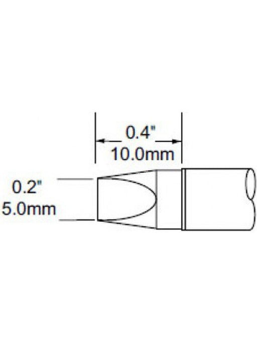 Metcal Tip Chisel Extra Large 5mm (0.197 In) STV-CH50 METCAL - Micks Gone Bush