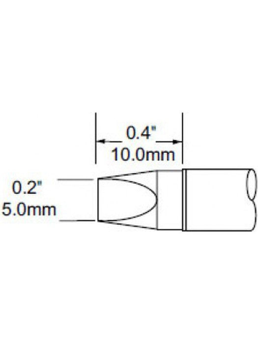 Metcal Tip Chisel Extra Large 5mm (0.197 In) STV-CH50 METCAL - Micks Gone Bush