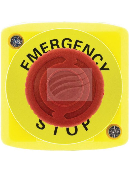Jaylec Emergency Stop Switch Latching N/Closed & N/Open Contacts Plastic SW0182 Electrical Switches Jaylec - Micks Gone Bush