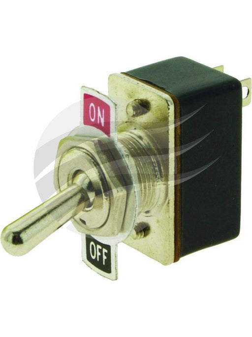 Jaylec Toggle Switch On/Off 12V 3Amp Spst with Face Plate 2 Blade SW5030BL Switches & Controls Jaylec - Micks Gone Bush