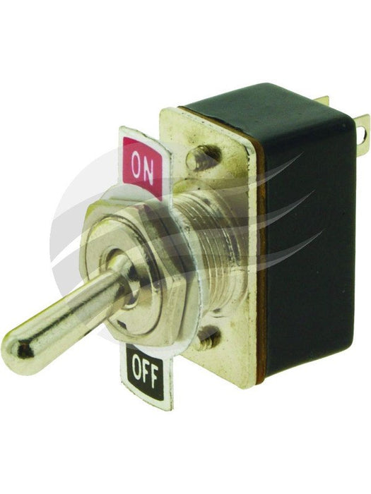 Jaylec Toggle Switch On/Off 12V 3Amp Spst with Face Plate 2 Blade SW5030BL Switches & Controls Jaylec - Micks Gone Bush