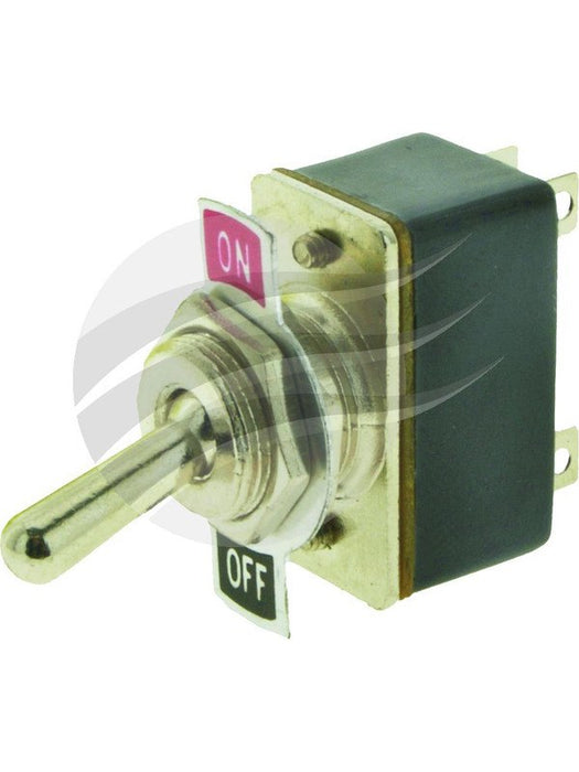 Jaylec Toggle Switch On/Off 12V 3Amp Dpst with Face Plate 4 Blade SW5035BL Switches & Controls Jaylec - Micks Gone Bush