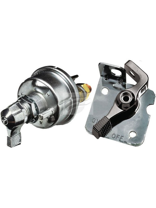 Jaylec Battery Master Switch W/Chrome Lockout Lever (Kit) Copper SW6909CK Switches & Controls Jaylec - Micks Gone Bush