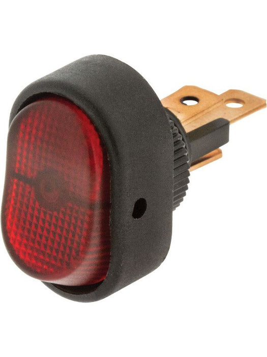Jaylec Switch Rocker On Off Red 12/24V 30A @ 12V 15A @24V Mounting Stem SW8305 Electrical Switches Jaylec - Micks Gone Bush