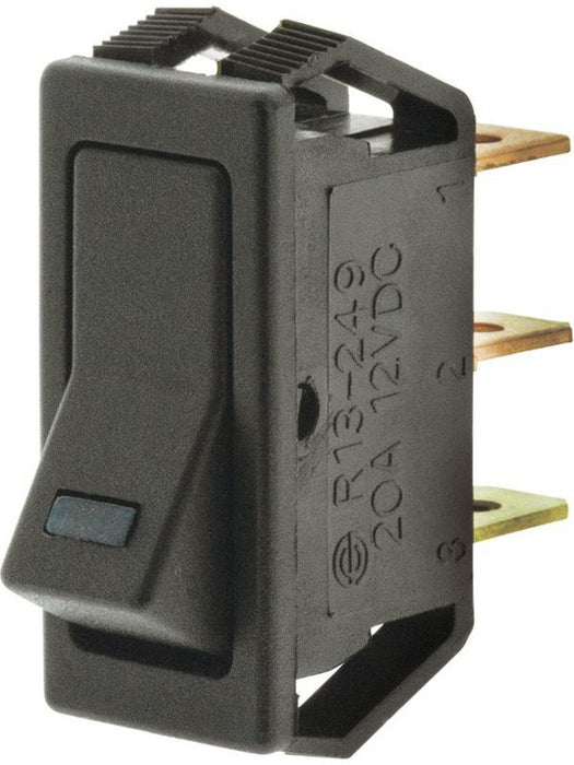 Jaylec Switch Rocker On Off Blue 12/24V 20A @ 12V 10A @24V Mounting Open SW8320 Electrical Switches Jaylec - Micks Gone Bush