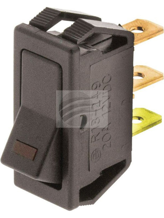 Jaylec Switch Rocker On Off Red 12/24V 20A @ 12V 10A @24V Mounting Open SW8322 Electrical Switches Jaylec - Micks Gone Bush