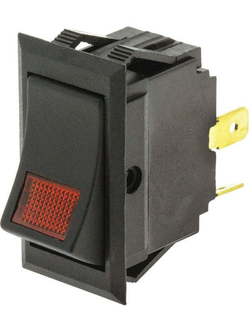 Jaylec Switch Rocker On Off Red LED 12/24V 20A @ 12V 10A @24V Mounting SW8325 Electrical Switches Jaylec - Micks Gone Bush