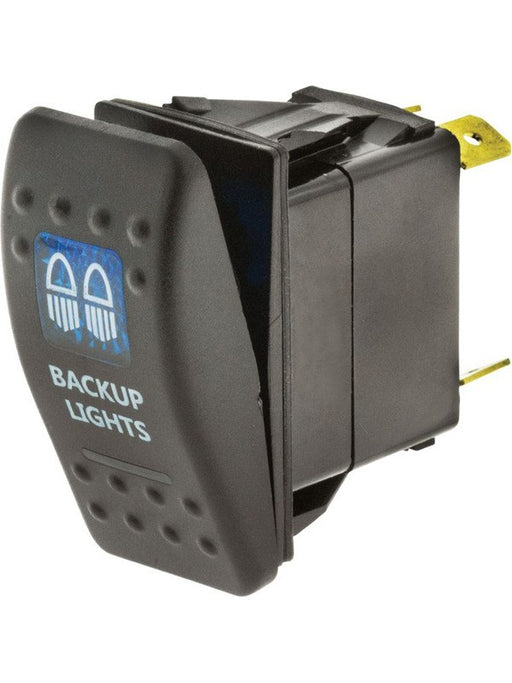 Jaylec Switch Rocker On Off 12/24V 20A @ 12V Back Up Light Symbol Blue SW8348 Electrical Switches Jaylec - Micks Gone Bush