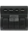 Jaylec LED Switch Rocker Panel 4 Way 4 X On/Off Prewired Circuit Breaker SW8360 Electrical Switches Jaylec - Micks Gone Bush
