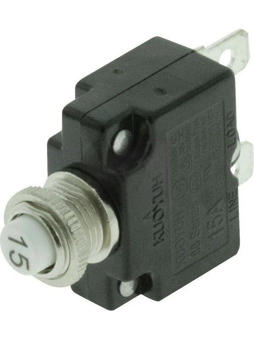 Jaylec Circuit Breaker 15Amp Manual Reset Suits LED Switch Panel SW8366 Circuit Breakers Jaylec - Micks Gone Bush