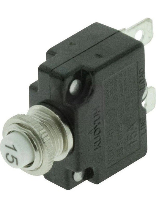 Jaylec Circuit Breaker 15Amp Manual Reset Suits LED Switch Panel SW8366 Circuit Breakers Jaylec - Micks Gone Bush