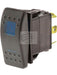 Jaylec Switch Rocker Sealed Mom On/Off/Mom On 12/24V 20A Blue LED SW8380 Electrical Switches Jaylec - Micks Gone Bush