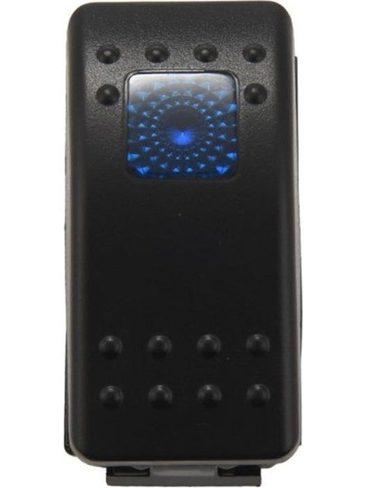 Jaylec Switch Rocker On/On/Off 12/24V 20A @ 12V 10A @24V Blue LED SW8382 Electrical Switches Jaylec - Micks Gone Bush