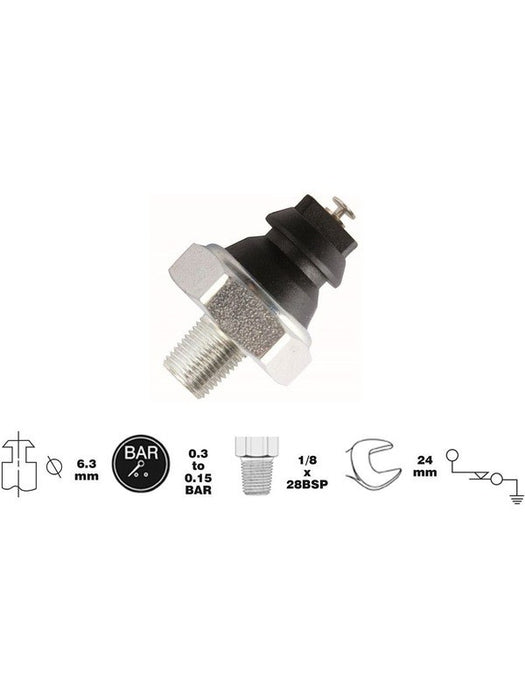 Tridon Oil Pressure Switch 0.4Bar Fits Mazda Toyota Daihatsu Ford SW9042 Tridon - Micks Gone Bush