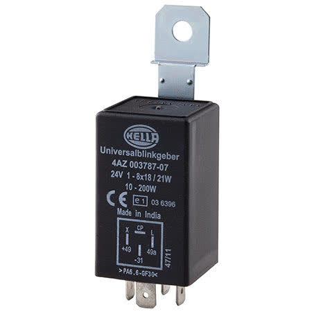 Hella Flasher Relay 24V Electronic 200W Max 4 Terminals Part No. 3015HD FLASHER UNIT HELLA - Micks Gone Bush