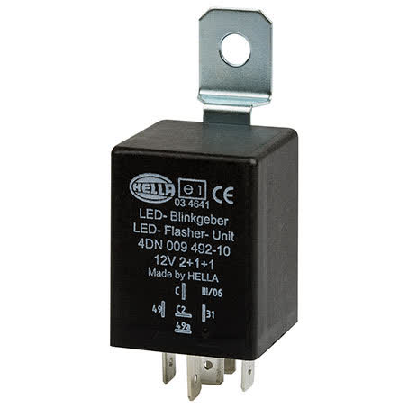 Hella Flasher Relay 12V Electronic 170W Max 5 Terminals Part No. 3036 FLASHER UNIT HELLA - Micks Gone Bush