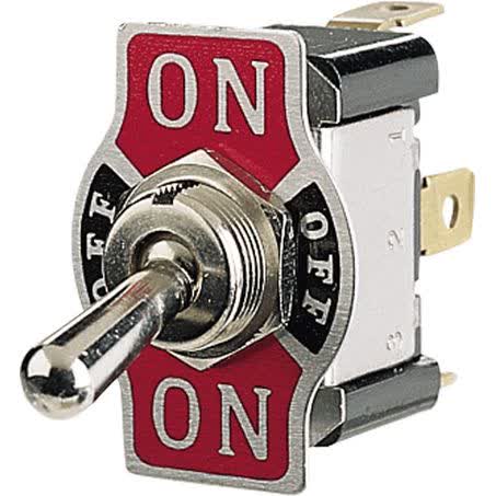 Narva Metal Toggle Switch On/off/on Spdt 20A 12V Part No. 60061BL SWITCH NARVA - Micks Gone Bush