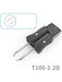 Atten 100W Integrated Heater 2.2mm Chisel Bent Tweezer Tip For GT T100-2.2D Atten - Micks Gone Bush