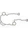 Mahle Timing Cover Gasket For Dodge Chrysler Jeep Hemi 5.7L 2003-2005 T31772 Mahle - Micks Gone Bush