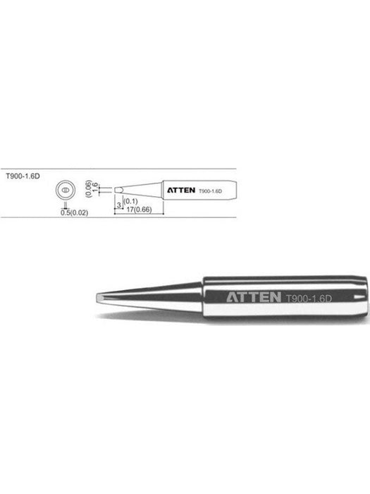 Atten 1.6mm Chisel Soldering Tip T900-1.6D Atten - Micks Gone Bush