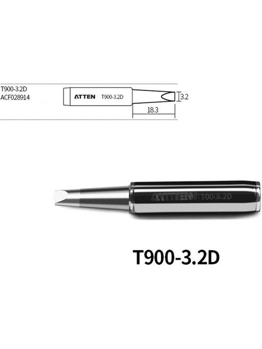 Atten 3.2mm Chisel Soldering Tip T900-3.2D Atten - Micks Gone Bush