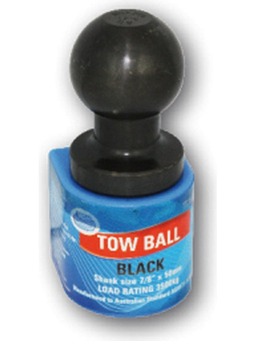 ARK Black Tow Ball 50mm 3.5 Ton 7/8" X 51mm Size 12mm Display Pack TB35BB Others ARK - Micks Gone Bush