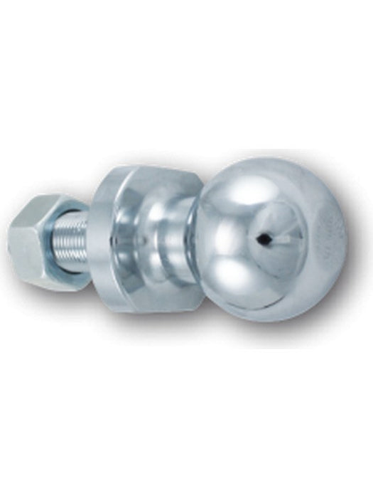 ARK Chrome Tow Ball 50mm 3.5 Ton W/Flat Flange 7/8" X 62mm Size 12mm TBF3562C ARK - Micks Gone Bush