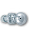 ARK Chrome Tow Ball 50mm 3.5 Ton W/Flat Flange 7/8" X 62mm Size 12mm TBF3562C ARK - Micks Gone Bush