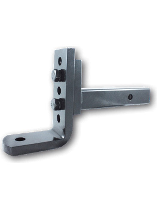 ARK Adjustable Tow Ball Mount 5 Hole 50mm X 50mm Black Powder Coat TBHA30 ARK - Micks Gone Bush