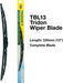 Tridon Wiper Complete Blade 330mm 13In TBL13 Tridon - Micks Gone Bush