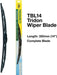 Tridon Wiper Complete Blade 350mm 14In TBL14 Tridon - Micks Gone Bush